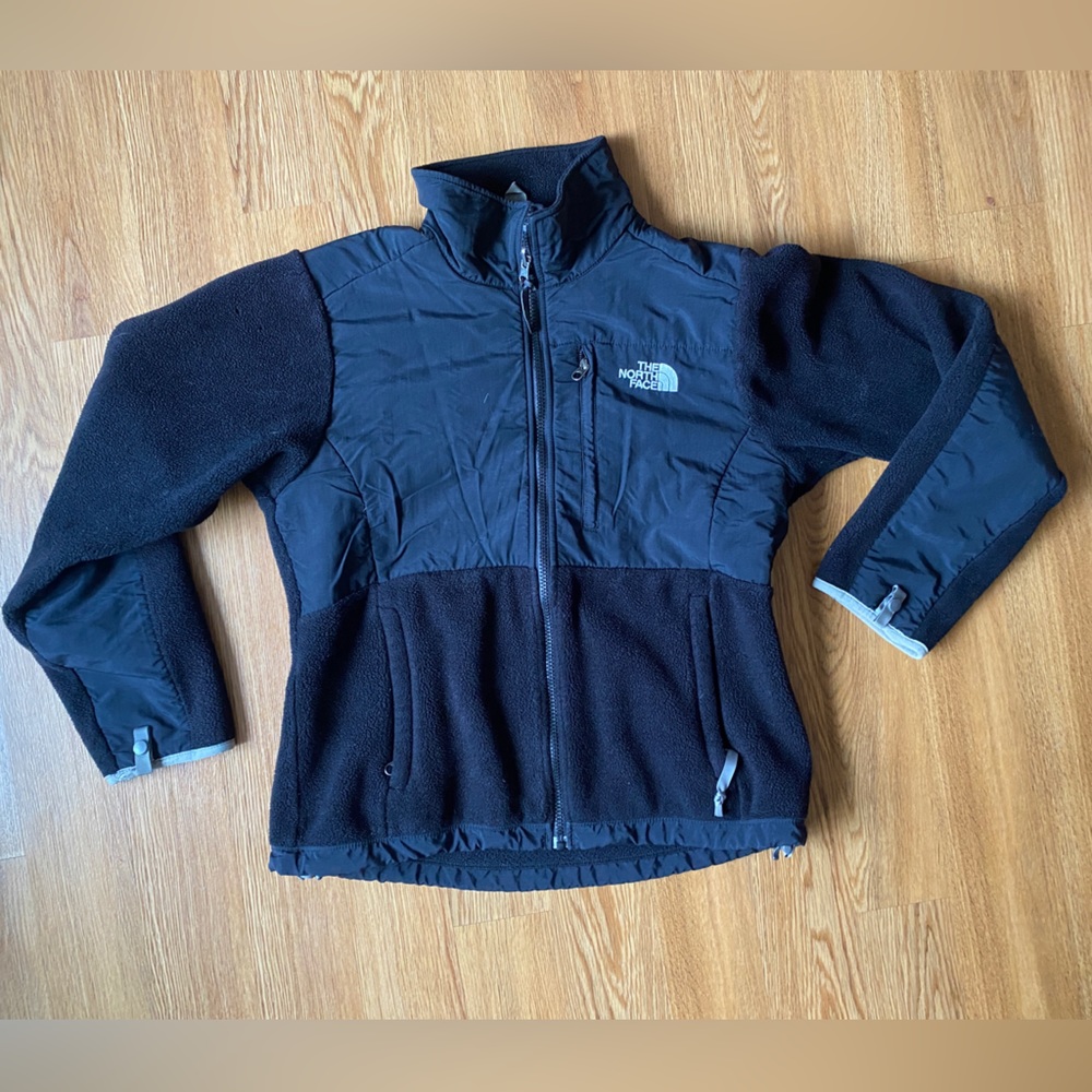 North Face Denali womens S jacket fleece black Y2K